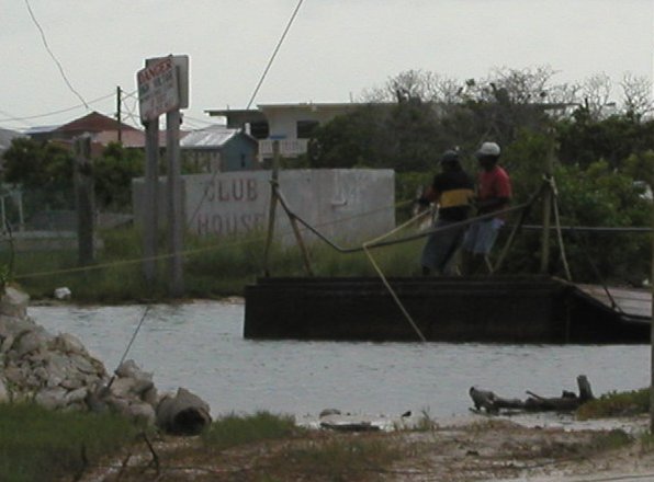 Hand-Drawn Ferry at North River Cut