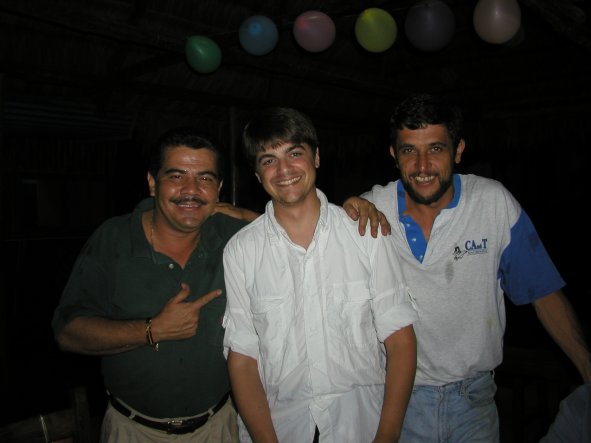 Fernando, Keith, and Carlos at Tent Camp