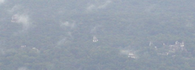 Aerial View of Tikal