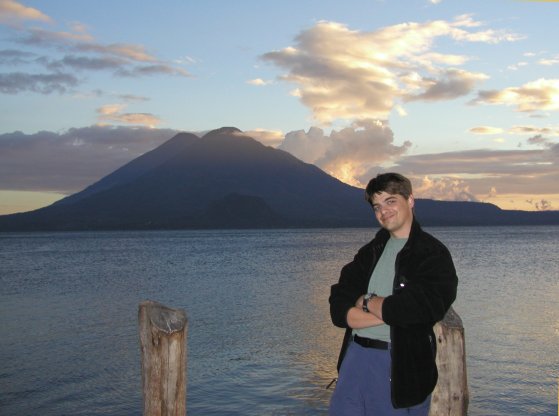 Keith at Lago de Atitlan