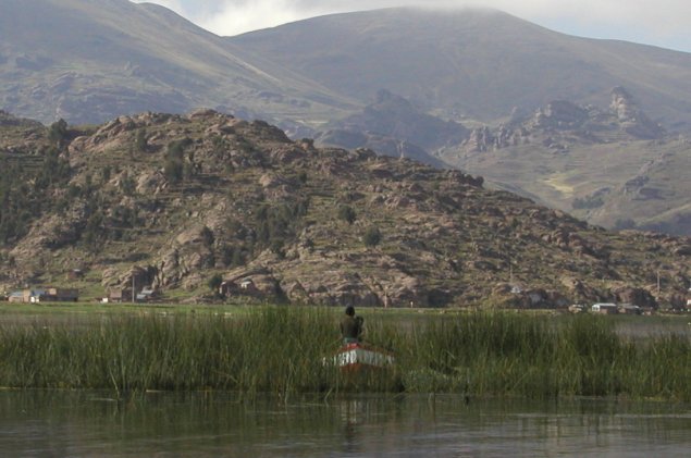 Fishing on Lake Titicaca