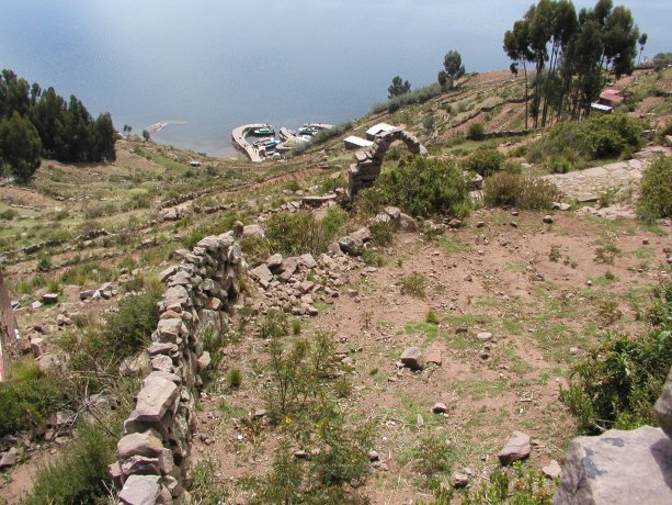 Entering Taquile
