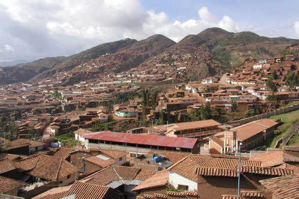 Cusco from Train